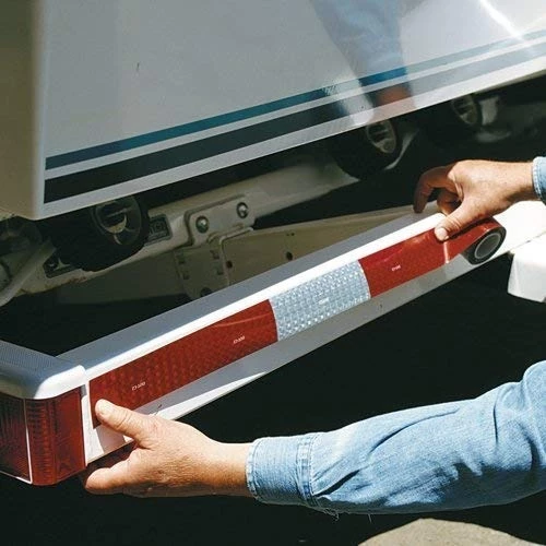 Lifesafe High Visibility Reflective Safety Tape, Red / Silver, 1.5 IN x 4 FT, RE800 4 Lifesafe High Visibility Reflective Safety Tape, Red / Silver, 1.5 IN x 4 FT, RE800 - Image 2