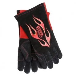Lincoln Electric Leather Welding Gloves, X-Large, Blaze, KH783
