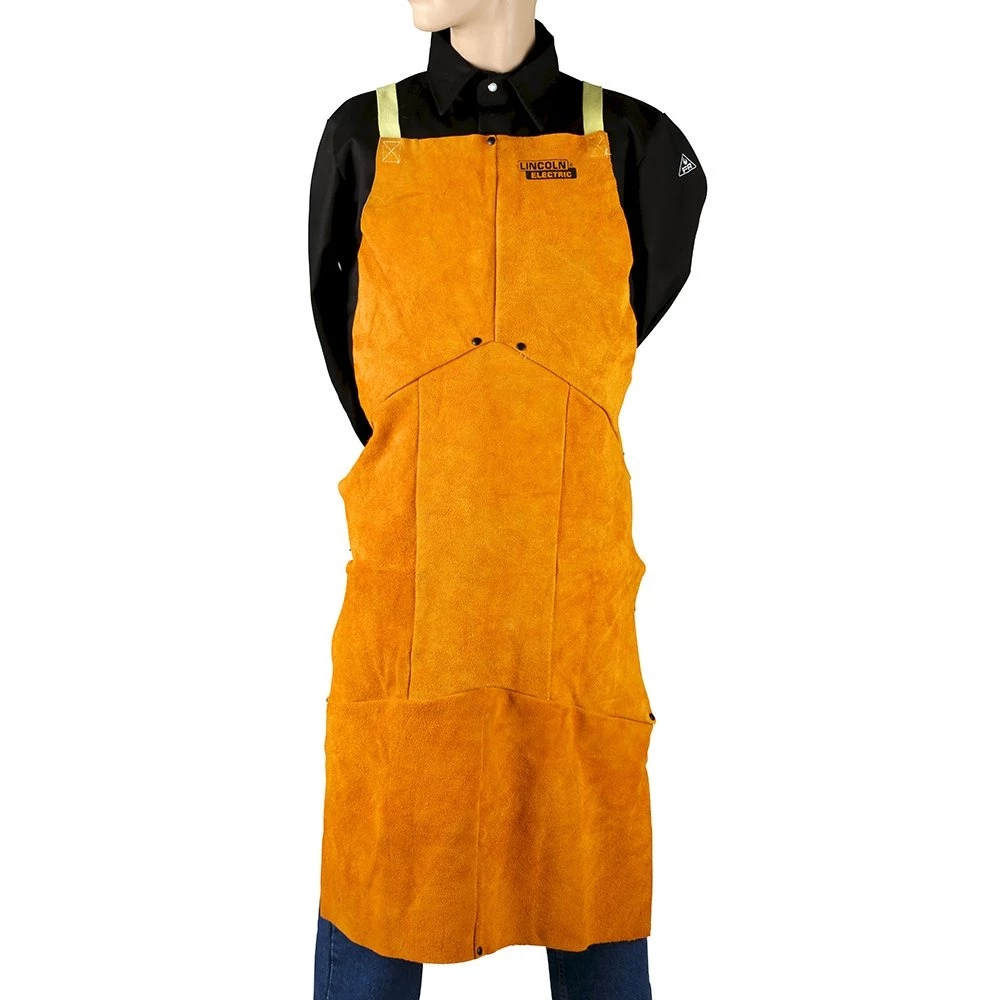 Lincoln Electric Welding Leather Apron, KH804, One Size Fits All 2 Lincoln Electric Welding Leather Apron, KH804, One Size Fits All