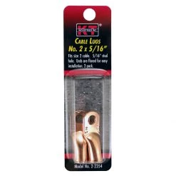 K-T Industries Cable Lug Size, 2-Pack, Copper, 2 Cable, 5/16 IN, 2-2354 -Tools Elegant shop sftp a s assets20200409000000117
