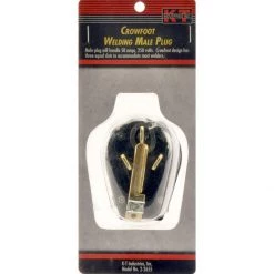 K-T Industries Crowfoot 50 AMP Male Plug, 2-2655