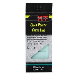 K-T Industries Clear Plastic Cover Lens, 4-1101, 2 IN x 4 IN