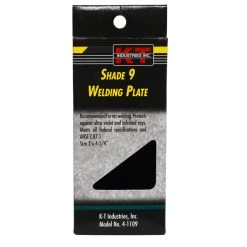 K-T Industries No. 9 Shade, Welding Plate, Shade, 4-1109, 2 IN x 4 IN