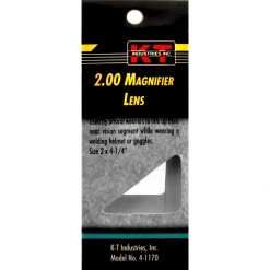 K-T Industries 2.0 Magnifier Lens, 4-1170, 2 IN x 4 IN
