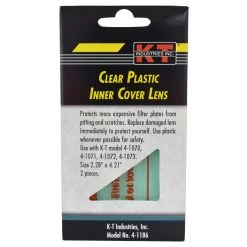 K-T Industries Inside Cover Lens Select Series (1061-1073), Clear Plastic, 2.28 IN X 4.21 IN, 4-1186