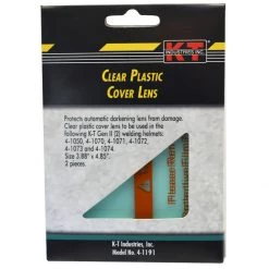 K-T Industries Cover Lens Pro & Select Series (1050 - 1073), Clear Plastic, 3.88 IN X 4.85 IN, 4-1191
