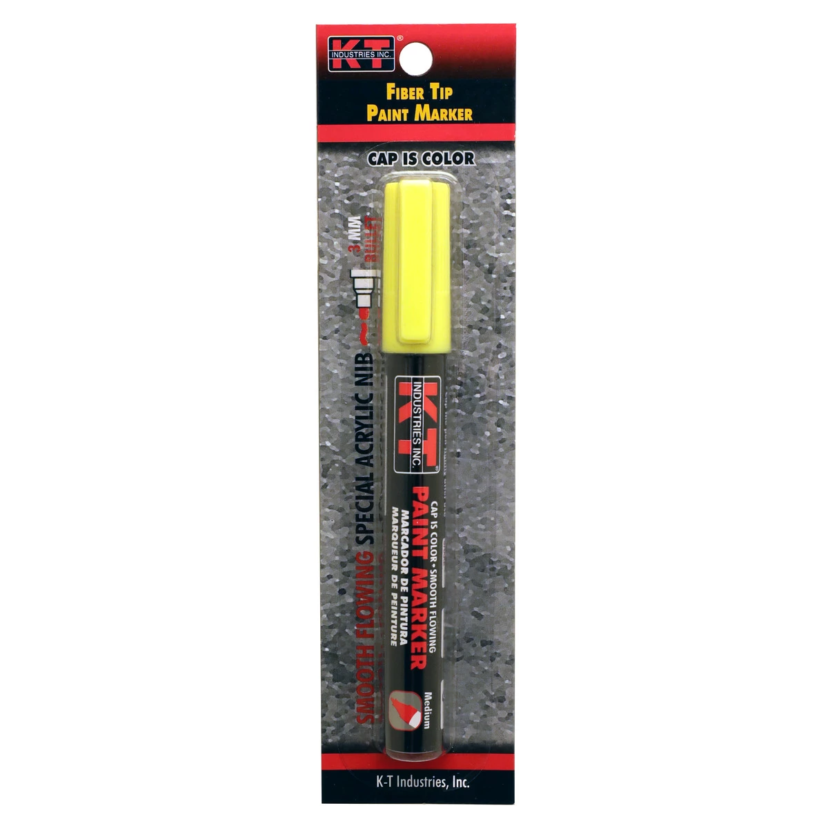 K-T Industries Liquid Paint Marker - Yellow, 5-0045 3 K-T Industries Liquid Paint Marker - Yellow, 5-0045