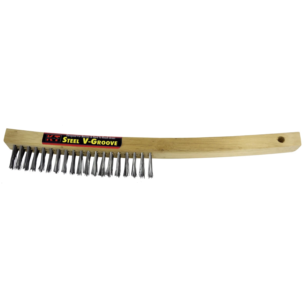 K-T Industries V GROOVE Scratch Brush, Carbon Steel, 5-2222 3 K-T Industries V GROOVE Scratch Brush, Carbon Steel, 5-2222