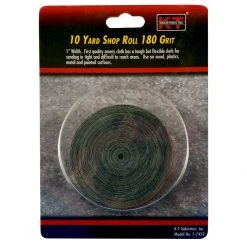 K-T Industries Shop Roll 180 X 1 IN, 180 Grit, 10 YD, 5-7422