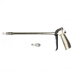 Milton Turbo Pistol Grip Blow Gun 10 IN Ext Reach And Adjustable Nozzle - 40 Cfm - 230 Max Psi, S-182