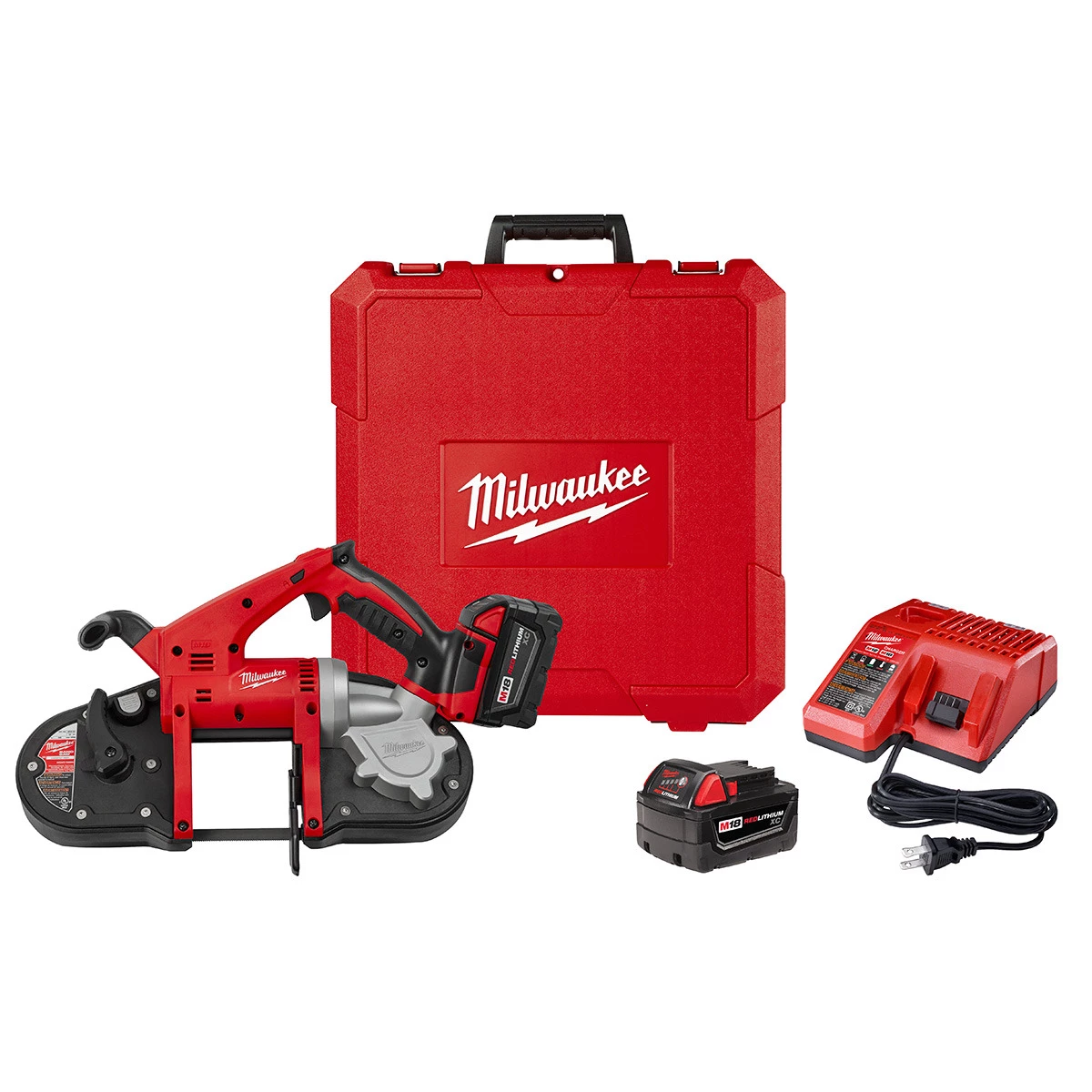 Milwaukee Tool Bandsaw Kit with 2 Battery, M18, 2629-22 3 Milwaukee Tool Bandsaw Kit with 2 Battery, M18, 2629-22
