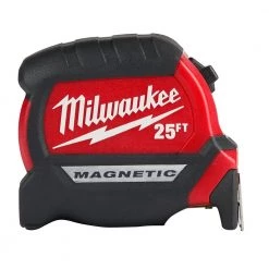 Milwaukee Tool Compact Magnetic Tape Measure, 48-22-0325, 25 FT