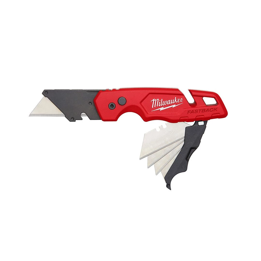 Milwaukee Tool Fastback Folding Utility Knife W/ Blade Storage, 48-22-1502 3 Milwaukee Tool Fastback Folding Utility Knife W/ Blade Storage, 48-22-1502