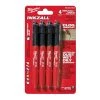 Milwaukee Tool Fine Point Inkzall Markers, Black, 4-Pack, 48-22-3104 -Tools Elegant shop sftp a s assets20200506000000401