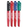 Milwaukee Tool Fine Point Inkzall Markers, Assorted Colored, 4-Pack, 48-22-3106