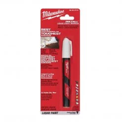 Milwaukee Tool Inkzall Liquid Paint Marker, White, 48-22-3712