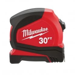 Milwaukee Tool Compact Tape Measure, 48-22-6630, 30 FT