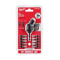 Milwaukee Tool Shockwave 30° Knuckle Set, 11-Piece, 48-32-2301 -Tools Elegant shop sftp a s assets20200506000000434