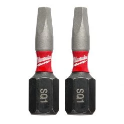 Milwaukee Tool Shockwave Impact Bit SQ1, 2-Pack, 48-32-4421, 1 IN