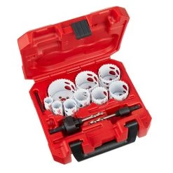 Milwaukee Tool Hole Dozer Hole Saw Kit, 13-Pieces, 49-22-4025