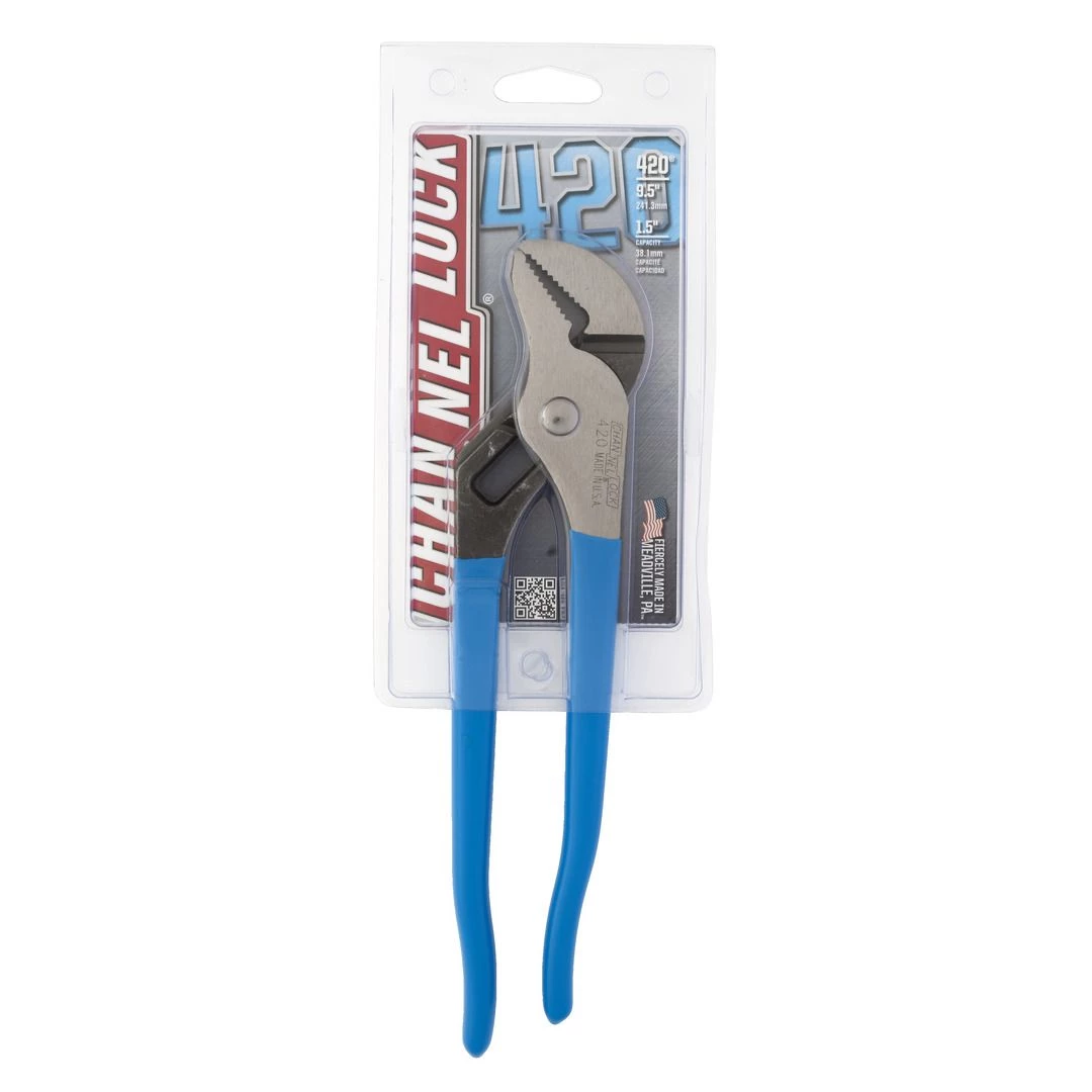 Channellock Tongue & Groove Pliers, 420, 9.5 IN 5 Channellock Tongue & Groove Pliers, 420, 9.5 IN - Image 3
