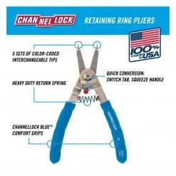 Channellock Retaining Ring Pliers, 927, 8 IN -Tools Elegant shop sftp a s assets20200603000000167