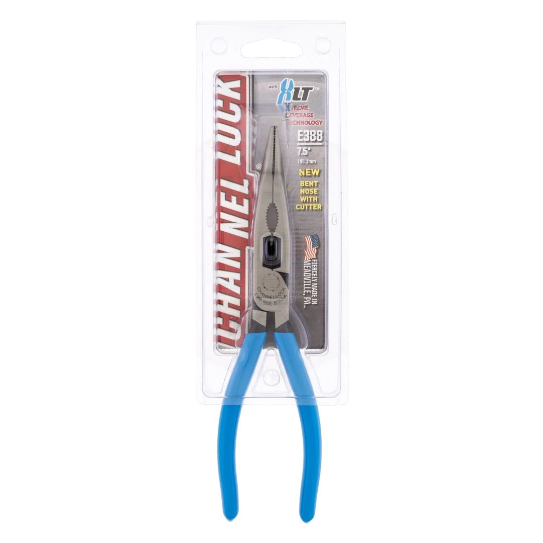 Channellock Hl Bent Long Nose Pliers, E388, 8 IN 4 Channellock Hl Bent Long Nose Pliers, E388, 8 IN - Image 2