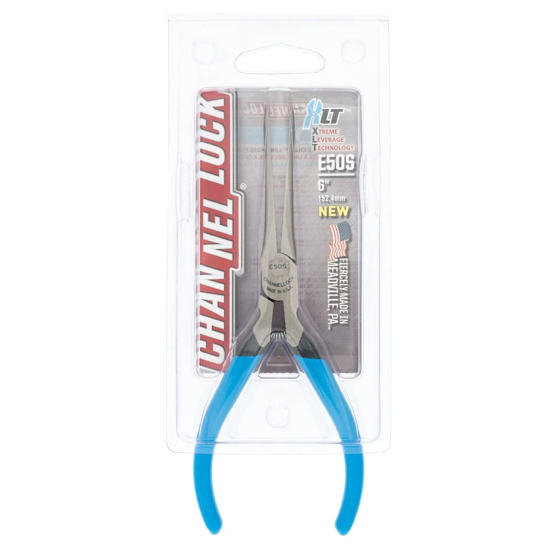 Channellock Snipe Nose Plier, E50S, 6 IN 4 Channellock Snipe Nose Plier, E50S, 6 IN - Image 2