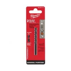 Milwaukee Tool Thunderbolt Black Oxide Bit, 48-89-2714, 1/8 IN