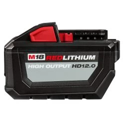 Milwaukee Tool RedLithium High Output HD12.0 Battery Pack, M18, 48-11-1812