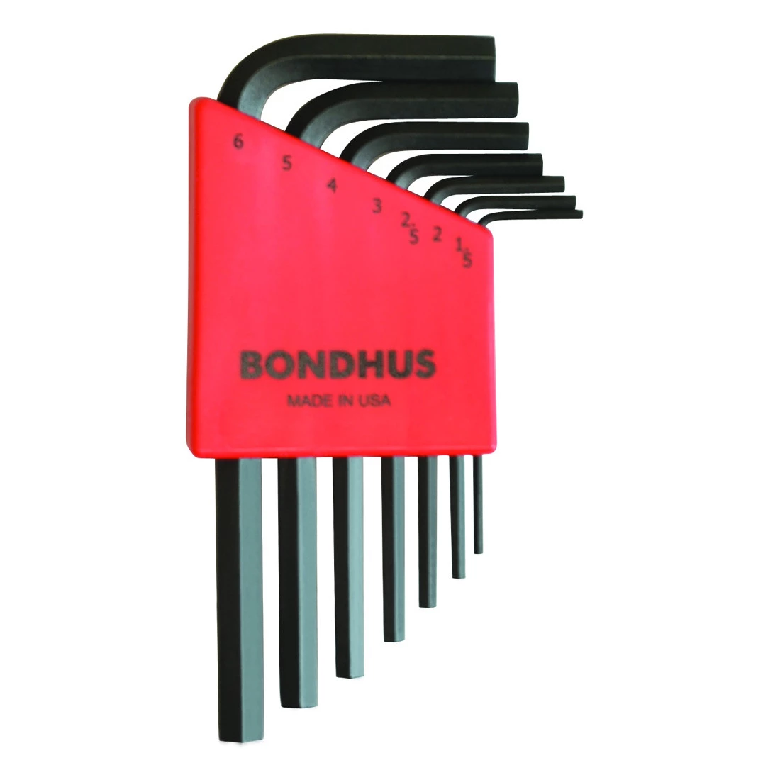 Bondhus Short Hex L-Wrenches, 7-Piece, 12292 3 Bondhus Short Hex L-Wrenches, 7-Piece, 12292