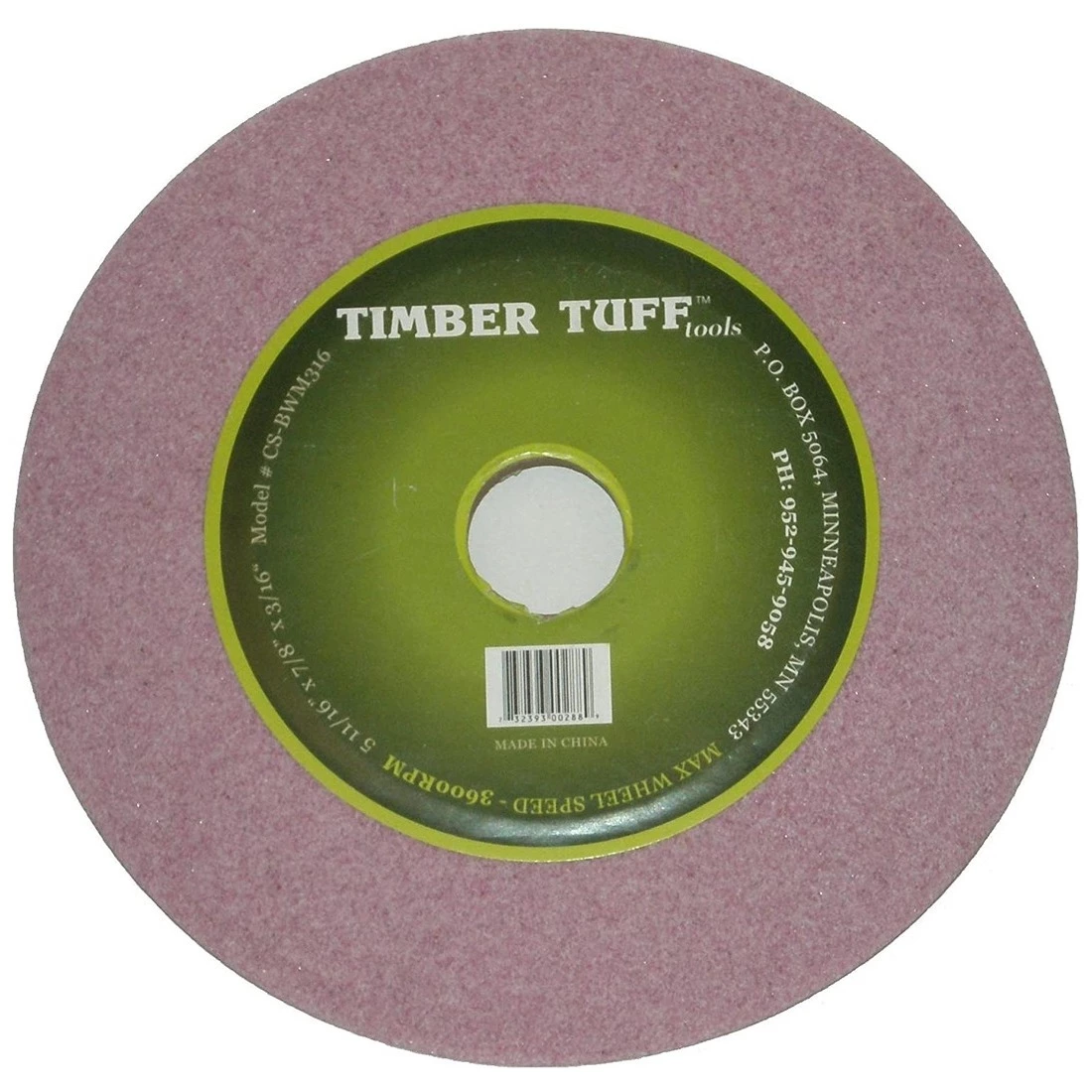 Timber Tuff Grinding Wheel for the CS-BWM 3/16 IN, CS-BWM316 3 Timber Tuff Grinding Wheel for the CS-BWM 3/16 IN, CS-BWM316