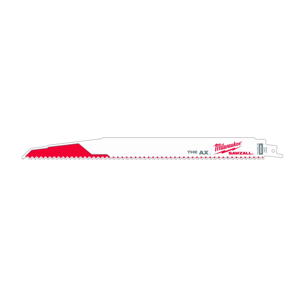Milwaukee Tool The Ax SAWZALL Blade, 5 TPI, 5-Pack, 48-00-5027, 12 IN 3 Milwaukee Tool The Ax SAWZALL Blade, 5 TPI, 5-Pack, 48-00-5027, 12 IN