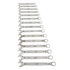 Milwaukee Tool Combination Wrench Set, 15-Piece, 48-22-9515