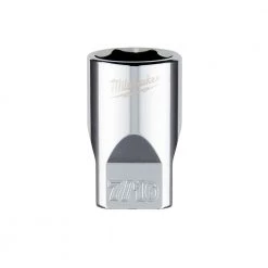 Milwaukee Tool 6-Point 1/4 IN Drive Socket, SAE, 45-34-9008, 7/16 IN