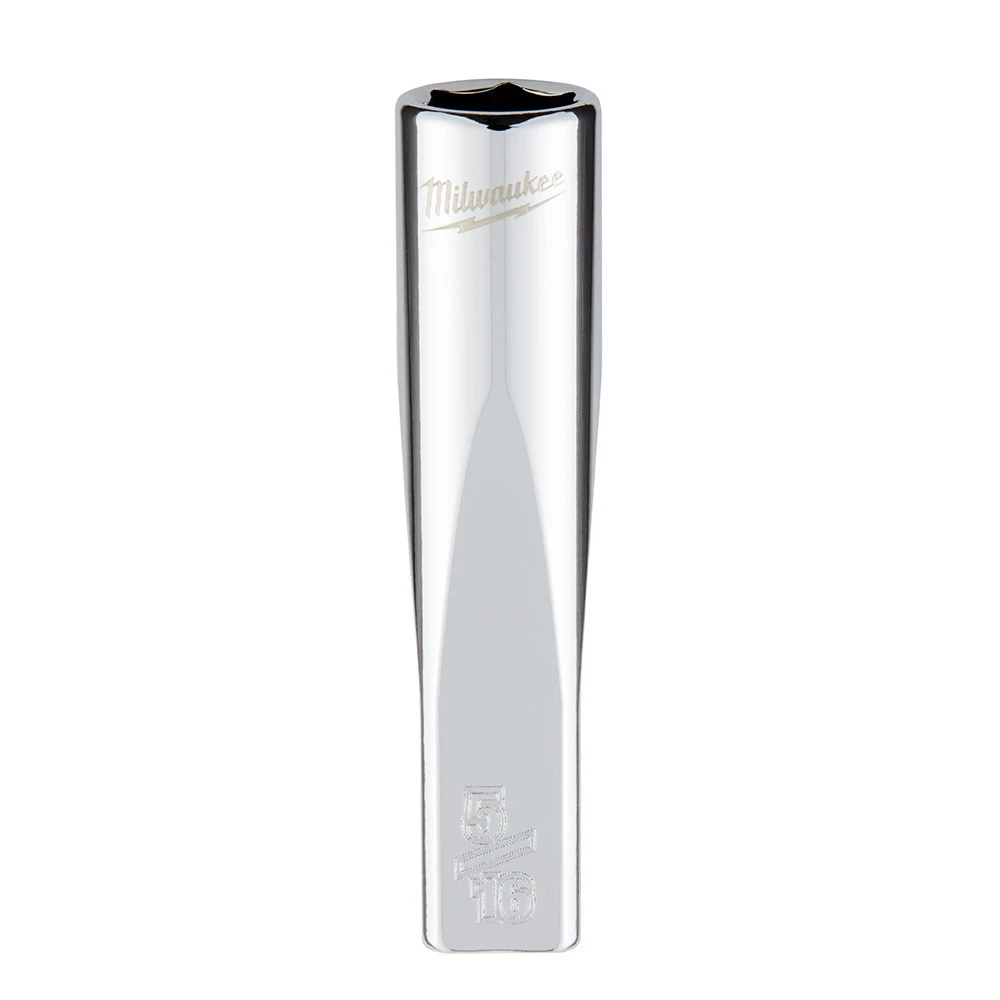 Milwaukee Tool 6-Point 1/4 IN Drive Deep Socket, SAE, 45-34-9016, 5/16 IN 3 Milwaukee Tool 6-Point 1/4 IN Drive Deep Socket, SAE, 45-34-9016, 5/16 IN