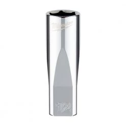 Milwaukee Tool 6-Point 1/4 IN Drive Deep Socket, 45-34-9050, 12 mm