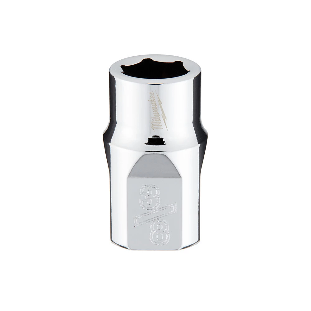 Milwaukee Tool 6-Point 3/8 IN Drive Socket, SAE, 45-34-9062, 3/8 IN 3 Milwaukee Tool 6-Point 3/8 IN Drive Socket, SAE, 45-34-9062, 3/8 IN