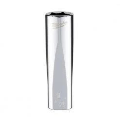 Milwaukee Tool 6-Point 3/8 IN Drive Deep Socket, SAE, 45-35-5000, 1/2 IN