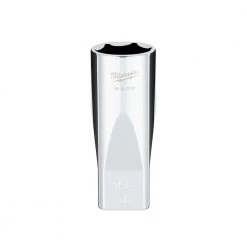 Milwaukee Tool 6-Point 1/2 IN Drive Deep Socket, SAE, 45-34-9133, 15/16 IN