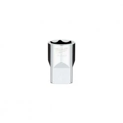 Milwaukee Tool 6-Point 1/2 IN Drive Socket, 45-34-9120, 19 mm