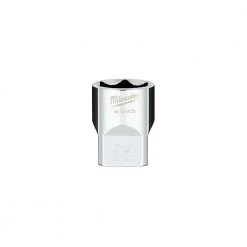 Milwaukee Tool 6-Point 1/2 IN Drive Socket, 45-34-9123, 22 mm