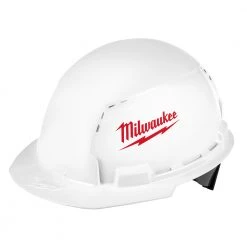 Milwaukee Tool Front Brim Vented Hard Hat with BOLT Accessories - Type 1 Class C, 48-73-1000