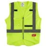 Milwaukee Tool High Visibility Yellow Safety Vest, 48-73-5023, 2X-Large - 3X-Large