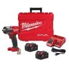 Milwaukee Tool Mid-Torque Impact Wrench w/ Friction Ring Kit, M18 FUEL, 1/2 IN, 2962-22