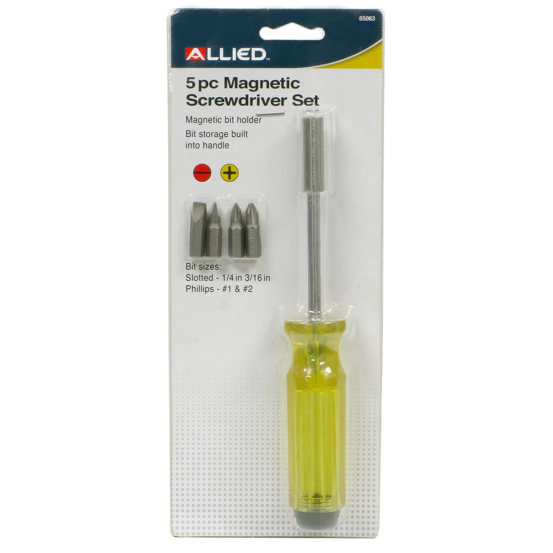 Allied 5-Piece Magnetic Screwdriver Set, 65063 3 Allied 5-Piece Magnetic Screwdriver Set, 65063