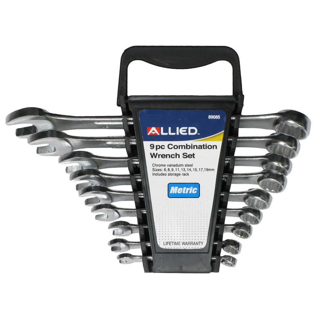 Allied 9-Piece Combination Wrench Set, Metric, 89085 3 Allied 9-Piece Combination Wrench Set, Metric, 89085