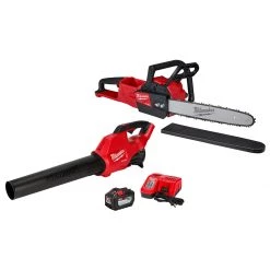 Milwaukee Tool Chainsaw Kit with Blower, M18 FUEL, 2727-21HDP, 16 IN