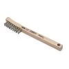 Lincoln Electric Stainless Steel Brush with Wood Handle, KH581