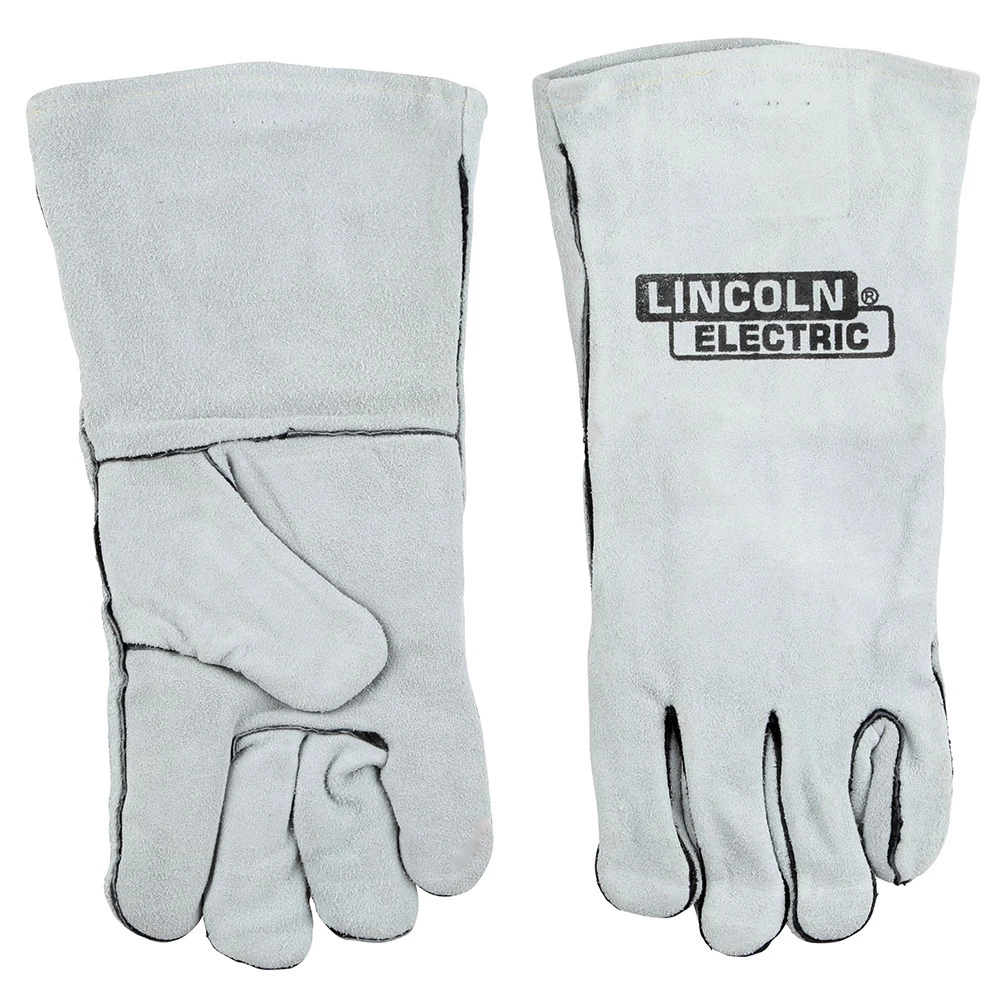 Lincoln Electric Economy Welding Gloves, Gray, KH641 3 Lincoln Electric Economy Welding Gloves, Gray, KH641